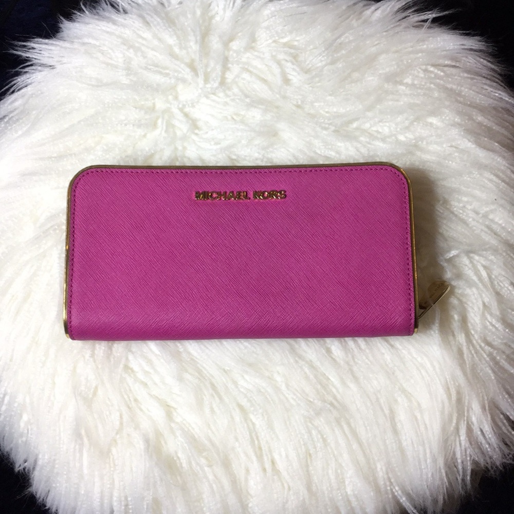 Wallet- hot pink